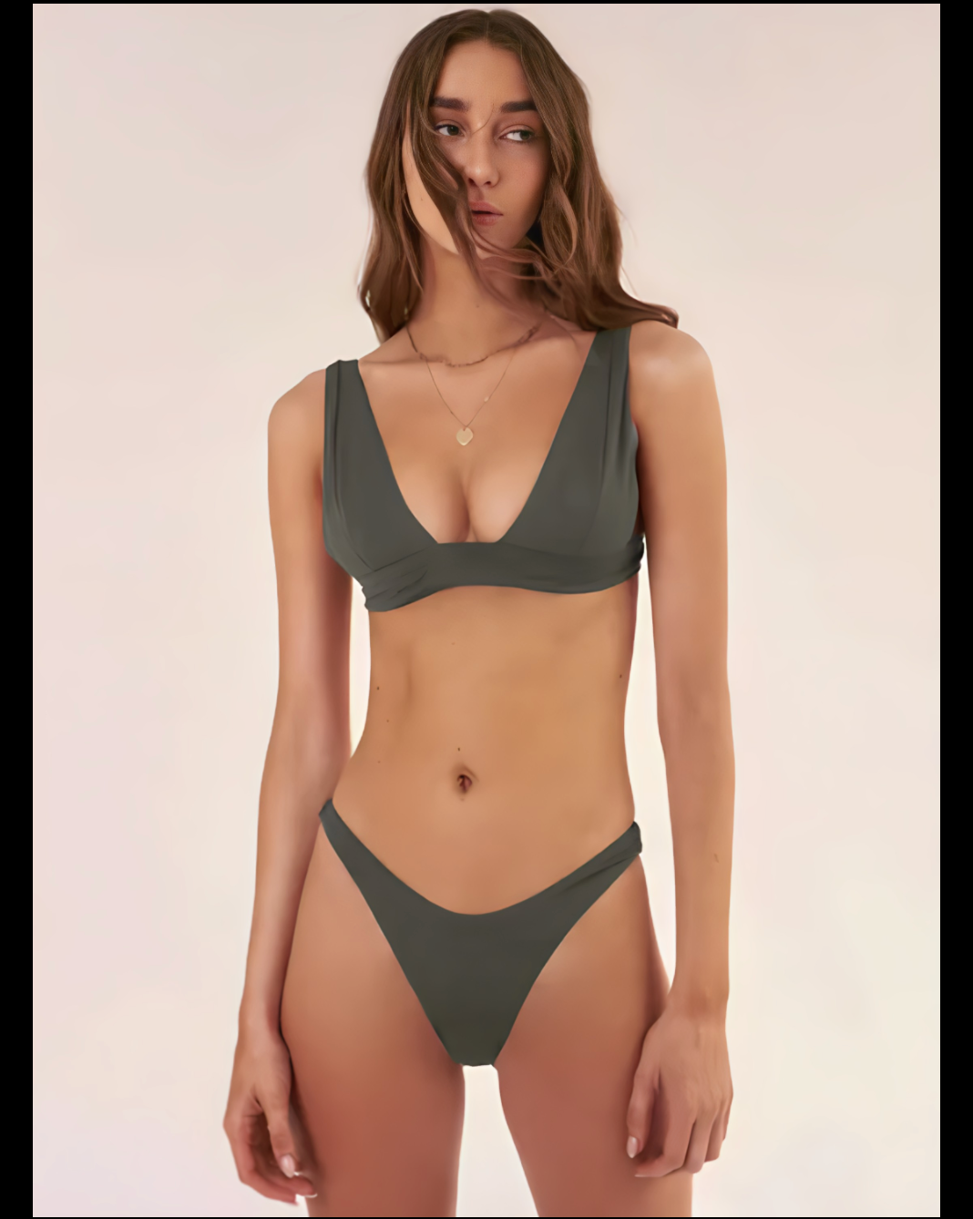 Ondela-Multicolor Fluorescent Bikini Set