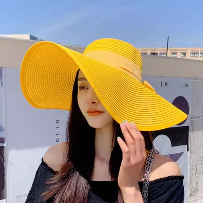 Ondela-Long Straw hat